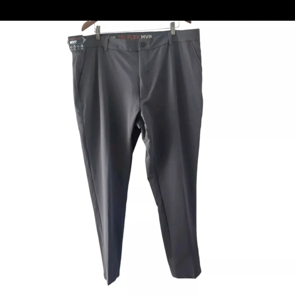 Lee Tri Flex MVP Gray Straight Fit Tapered Leg Performance Pants Golf Men 42 X 3